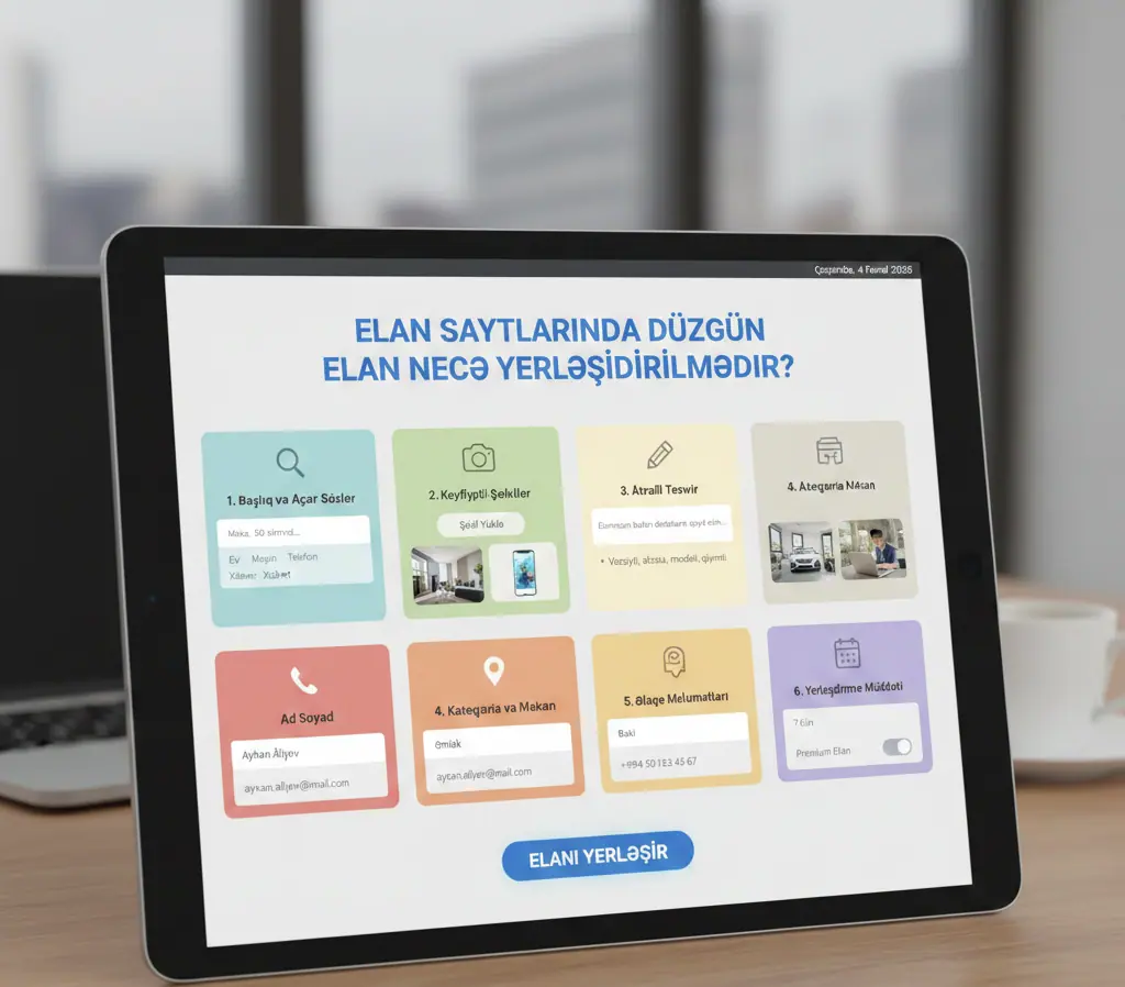 Elan Saytlarında Düzgün Elan Necə Yerləşdirilməlidir?